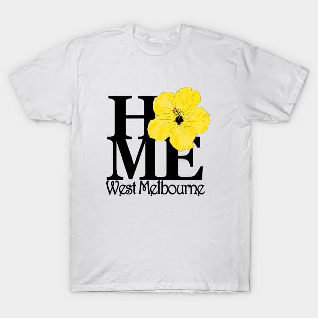 HOME West Melbourne Yellow T-Shirt by HomeBornLoveFlorida